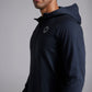 Men's tech hoodie in New Black - product photo 3 of 6