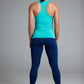 Women's GLIDE360 fitted running singlet in Bondi Turquoise - product photo 2 of 4