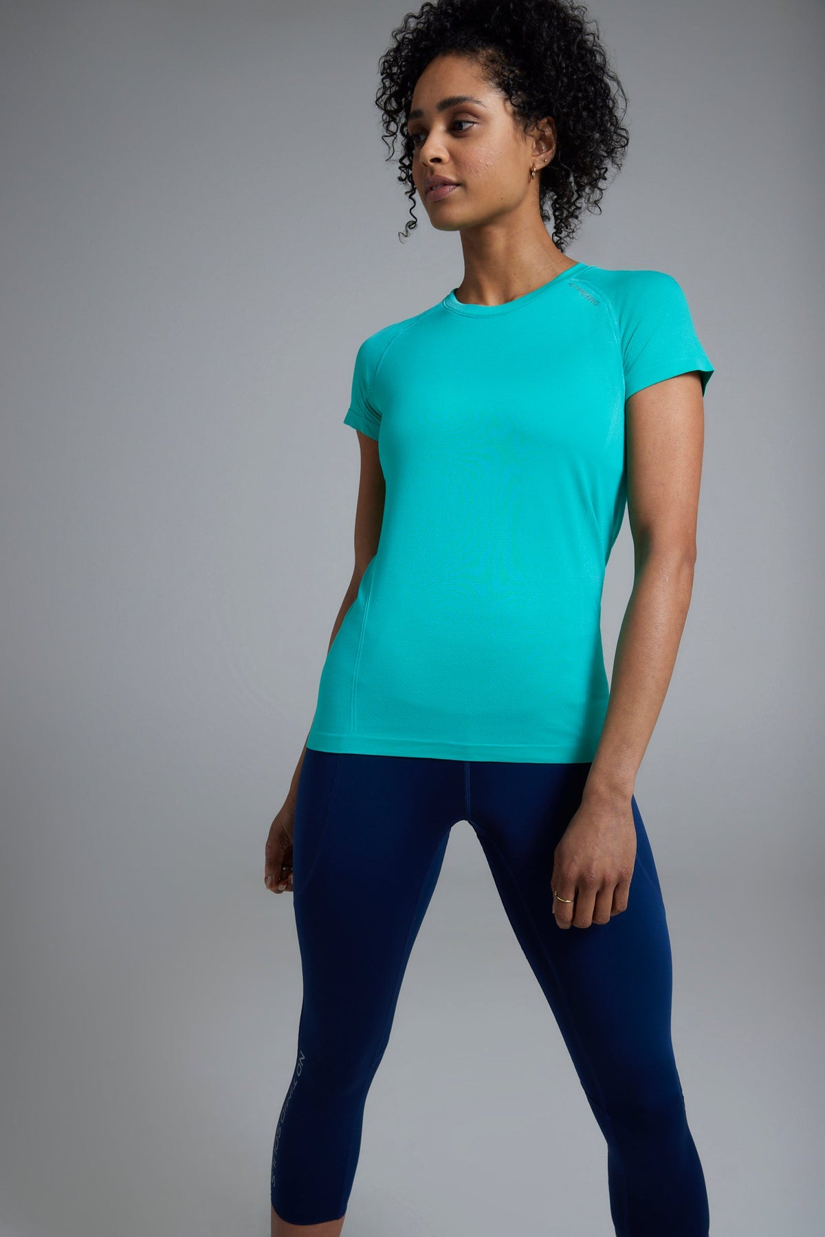 Women's GLIDE360 fitted running top in Bondi Turquoise - product photo 6 of 6