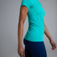 Women's GLIDE360 fitted running top in Bondi Turquoise - product photo 4 of 6