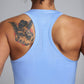 Women's GLIDE360 fitted running singlet in California Sky - product photo 4 of 6