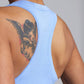 Women's GLIDE360 fitted running singlet in California Sky - product photo 5 of 6