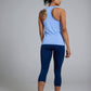 Women's GLIDE360 fitted running singlet in California Sky - product photo 6 of 6