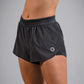 Women's FLOWDRY 3-inch lined running shorts in Graphite - product photo 2 of 4
