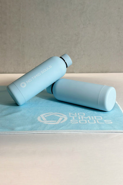 No Timid Souls microfibre sports towel in Cool Waters - product photo 1 of 2