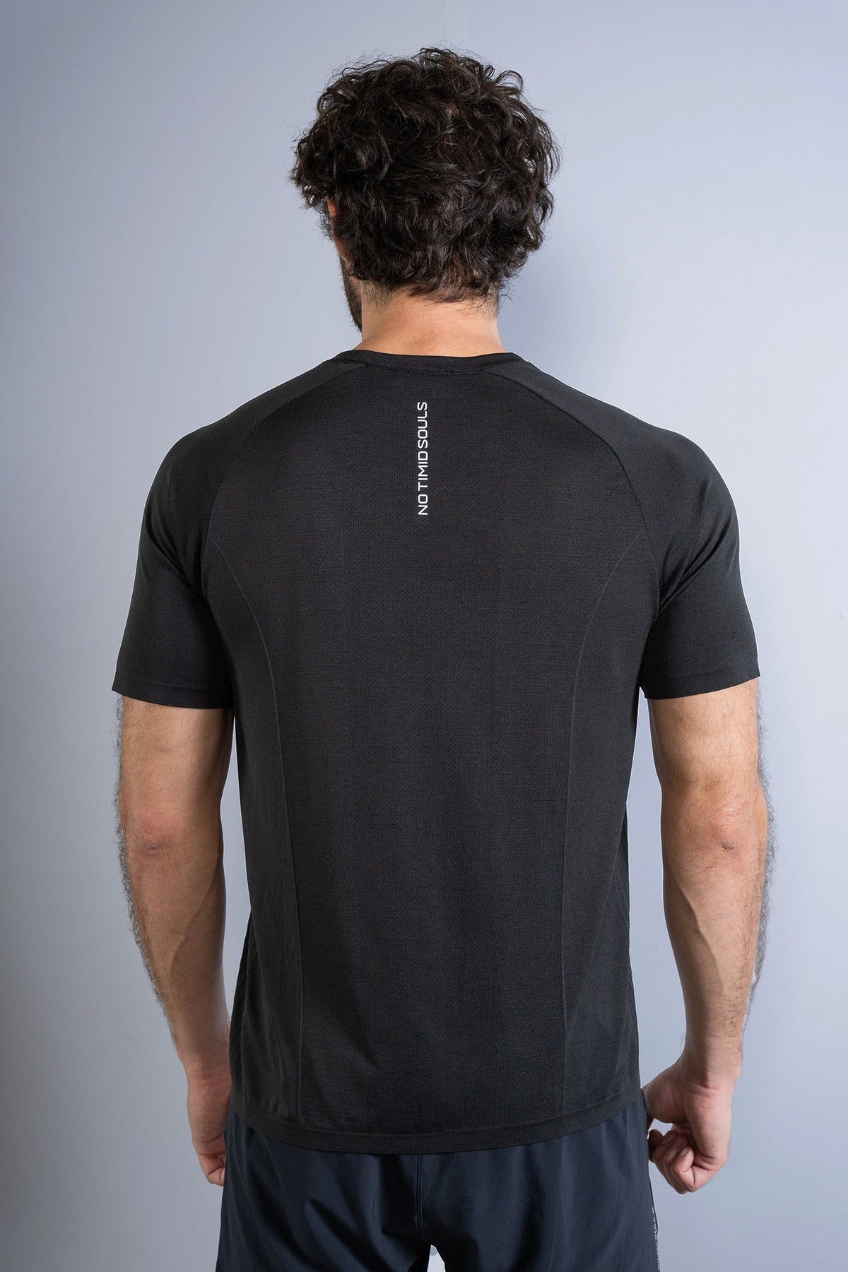 Men's GLIDE360 running top (logo) in New Black - product photo 2 of 4