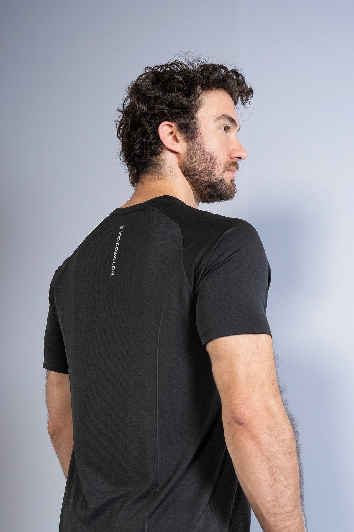 Men's GLIDE360 running top (logo) in New Black - product photo 4 of 4