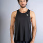 Men's GLIDE360 running singlet in New Black - product photo 1 of 4