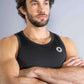 Men's GLIDE360 running singlet in New Black - product photo 4 of 4