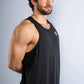 Men's GLIDE360 running singlet in New Black - product photo 3 of 4