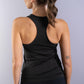 Women's GLIDE360 fitted running singlet in New Black - product photo 5 of 6