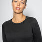 Women's GLIDE360 fitted long sleeve running top in New Black - product photo 6 of 9