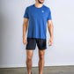 Men's GLIDE360 running top in Pacific Ocean Blue Marle - product photo 2 of 5