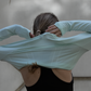Women's GLIDE360 long sleeve running top in Cool Mint - product photo 3 of 4