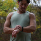 Men's GLIDE360 running singlet in Gum Tree - product photo 3 of 4