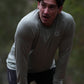 Men's GLIDE360 long sleeve running top (logo) in Gum Tree - product photo 2 of 4