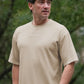 Men's Oversize and Odour-Free Tee in Surf Coast Sand