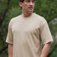 Men's Oversize and Odour-Free Tee in Surf Coast Sand