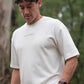 Men's Oversize and Odour-Free Tee in Iceberg White