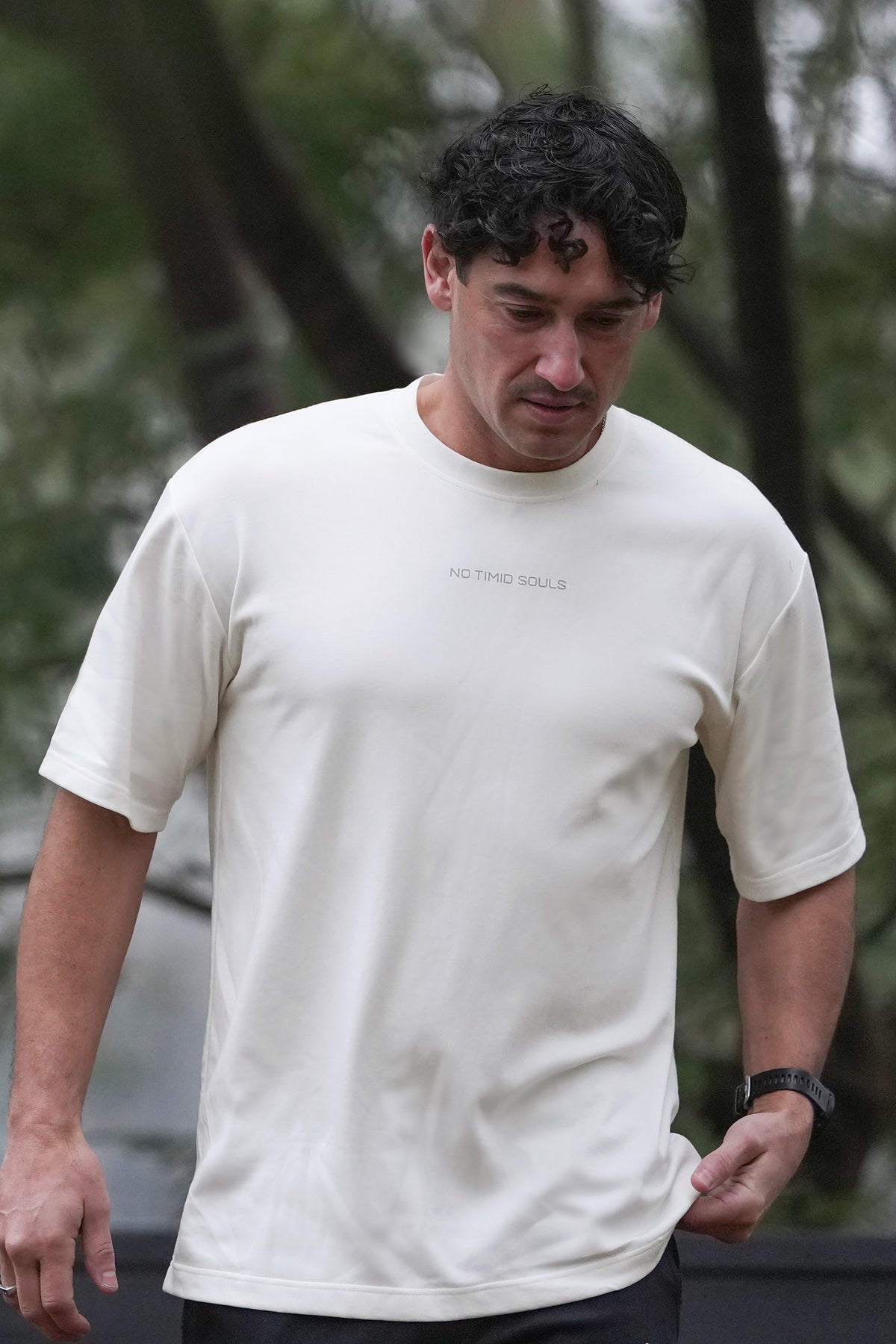 Men's Oversize and Odour-Free Tee in Iceberg White