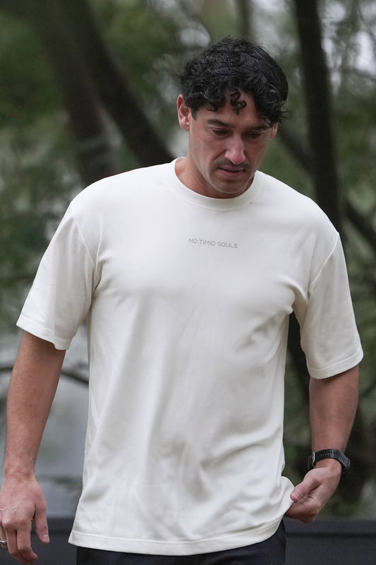 Men's Oversize and Odour-Free Tee in Iceberg White