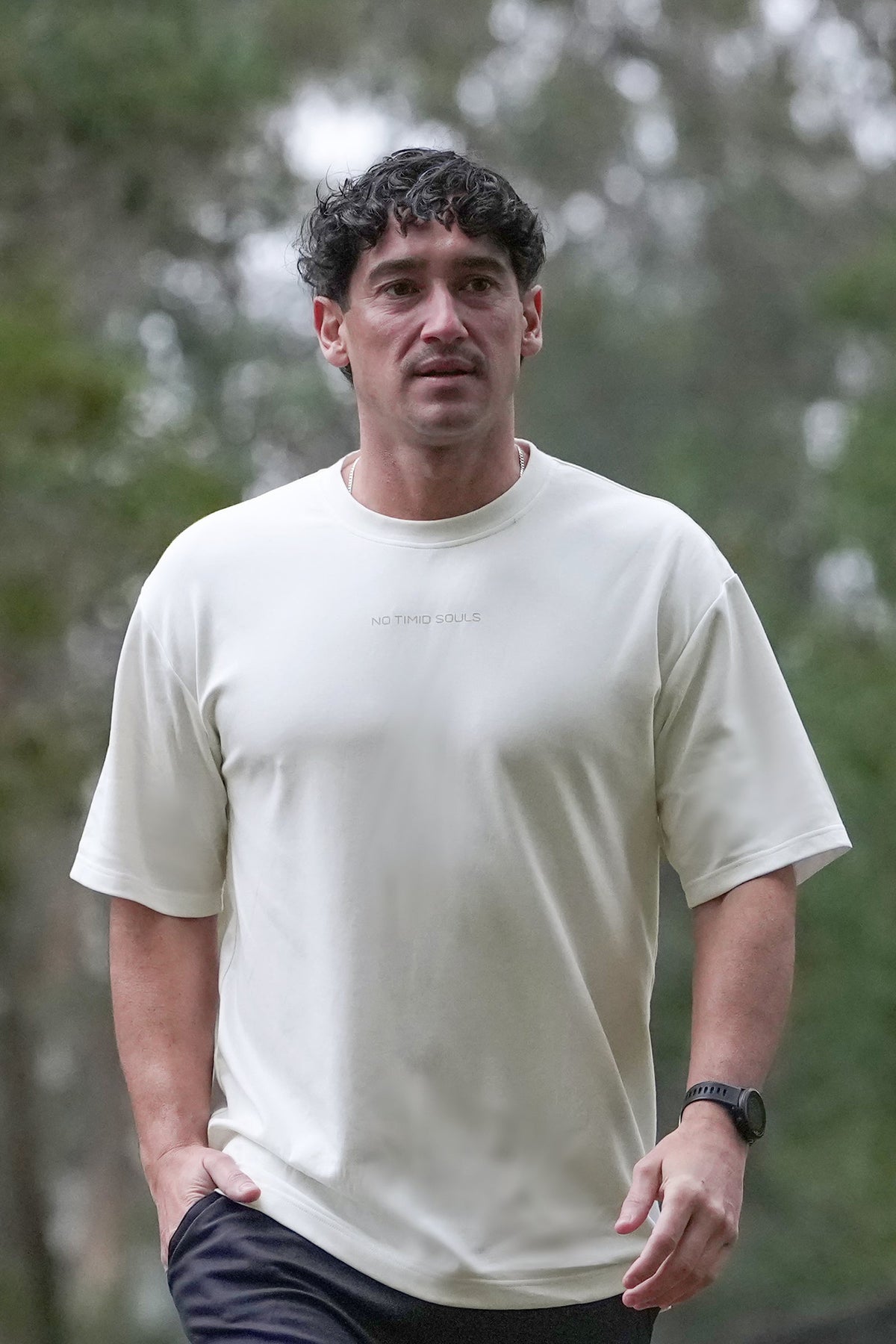 Men's Oversize and Odour-Free Tee in Iceberg White