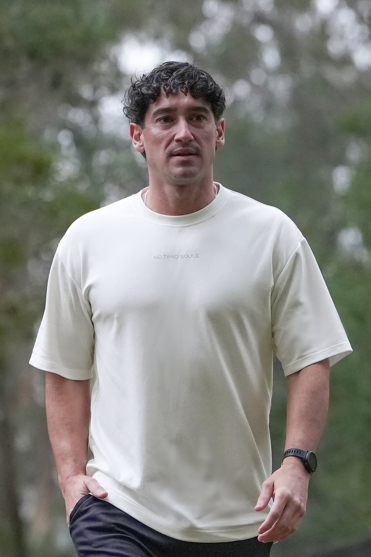 Men's Oversize and Odour-Free Tee in Iceberg White