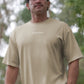 Men's Oversize and Odour-Free Tee in Surf Coast Sand