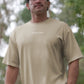 Men's Oversize and Odour-Free Tee in Surf Coast Sand