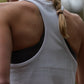 Women's GLIDE360 fitted running singlet in Iceberg White - product photo 3 of 4