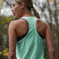 Women's GLIDE360 fitted running singlet in Spearmint - product photo 3 of 4
