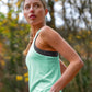 Women's GLIDE360 fitted running singlet in Spearmint - product photo 4 of 4