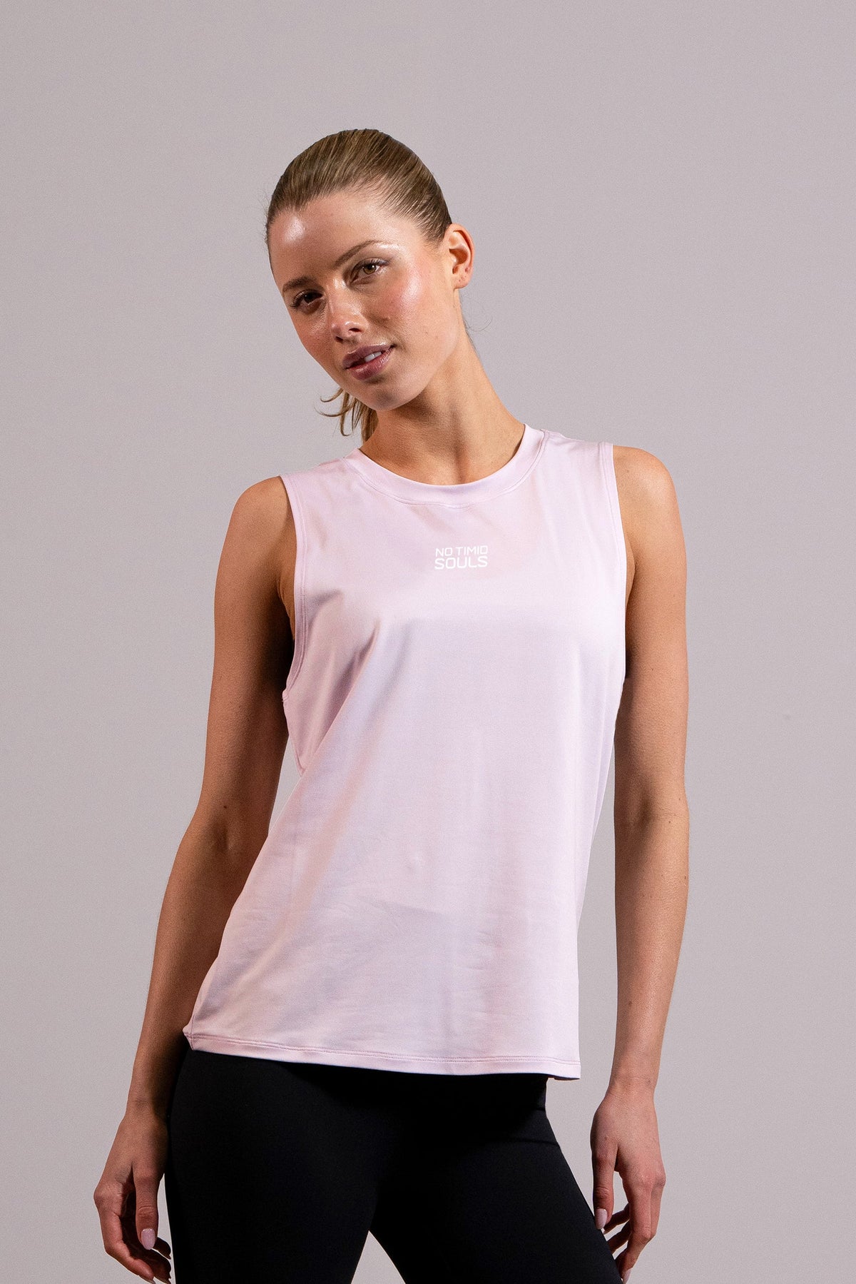 Women's EVERYWEAR running tank in Lavender Hush - product photo 2 of 4
