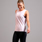 Women's EVERYWEAR running tank in Lavender Hush - product photo 3 of 4
