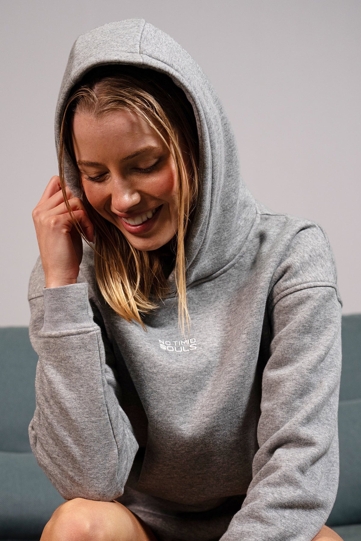 Women's EVERYWEAR hoodie in Grey Gray Marle - product photo 6 of 6