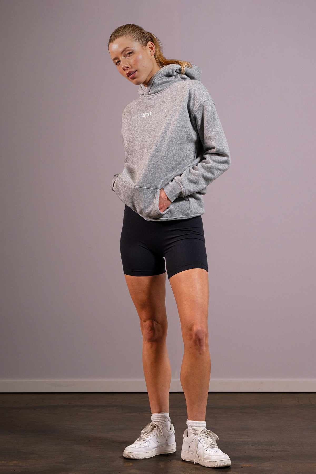 Women's EVERYWEAR hoodie in Grey Gray Marle - product photo 1 of 6