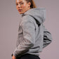 Women's EVERYWEAR hoodie in Grey Gray Marle - product photo 2 of 6