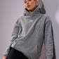 Women's EVERYWEAR hoodie in Grey Gray Marle - product photo 3 of 6