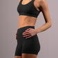 Women's EVERYWEAR 4-inch running shorts in New Black - product photo 3 of 4
